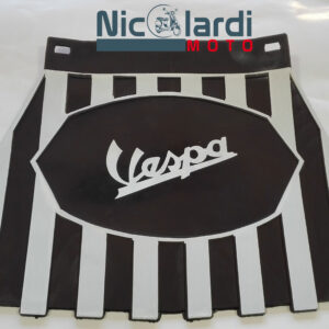 Paraspruzzi posteriore nero e bianco Vespa