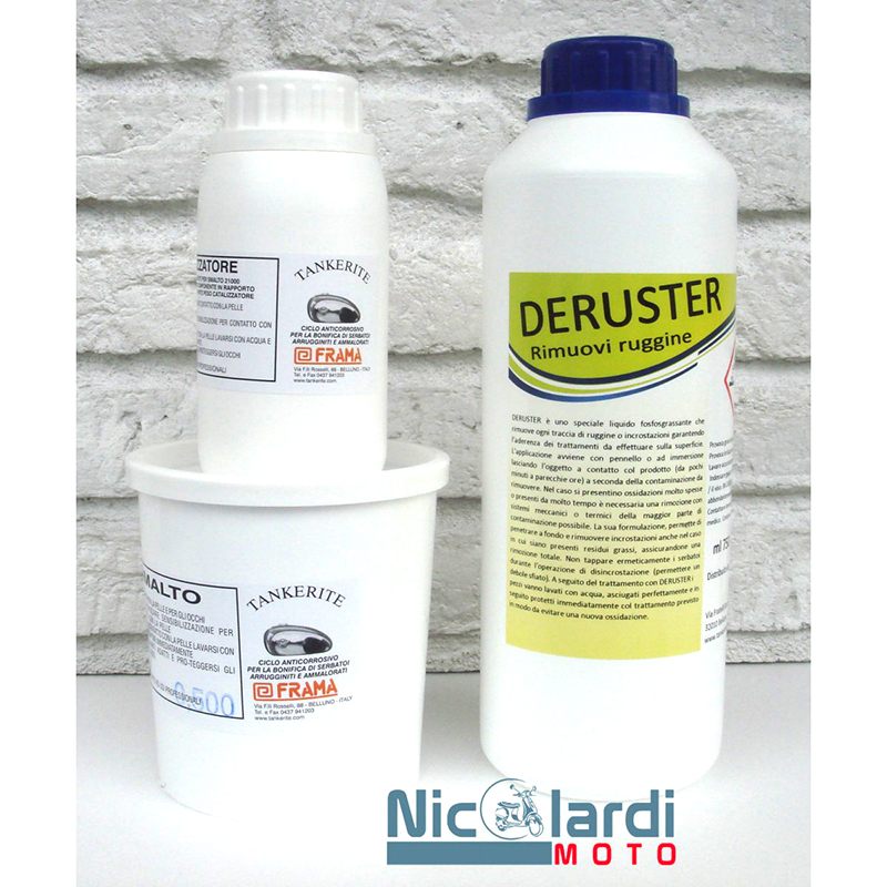 POWER TANK BIANCO TRATTAMENTO BONIFICA SERBATOIO KIT GRANDE ORIGINALE LUX METAL - Foto 9