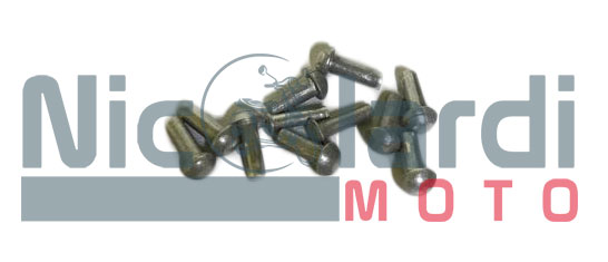 Kit 10 ribattini fissaggio targhetta Vespa