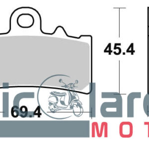 Coppia pastiglie freno anteriore KTM Duke 125-200cc - RC 125-200CC - BMW GS 310cc