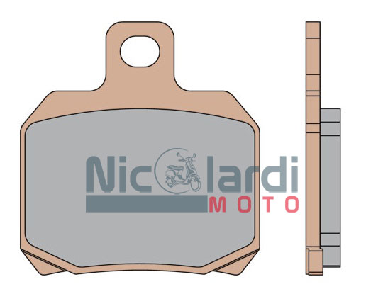 Coppia pastiglie Brake pads Malossi MHR Synt