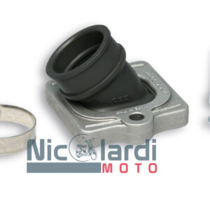 Collettore aspirazione X360 inclinato in FKM Ø22-28mm Piaggio