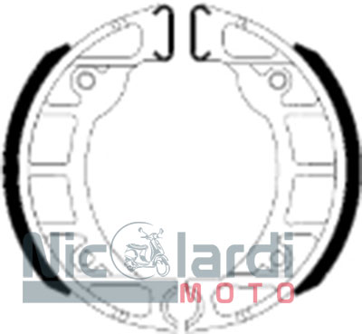 Serie ganasce freno Ferodo Eco friction FSB910A Bravo-Ciao-Grillo-Si 50cc Serie ganasce freno Ferodo Eco friction FSB910A Bravo-Ciao-Grillo-Si 50cc