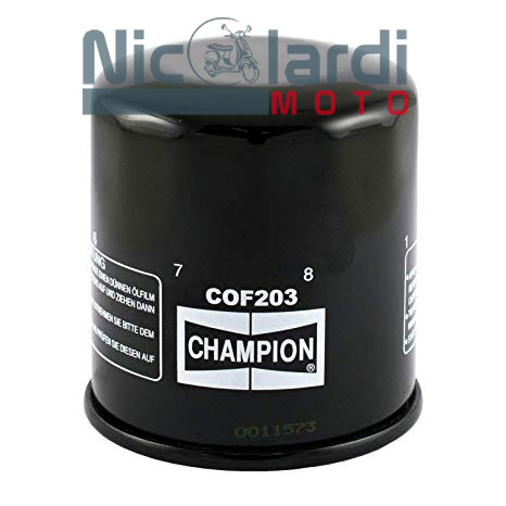 Filtro olio Champion COF203 Honda CBR 600-1100cc - Kawasaki FZR 600cc - Yamaha YZF R 600cc