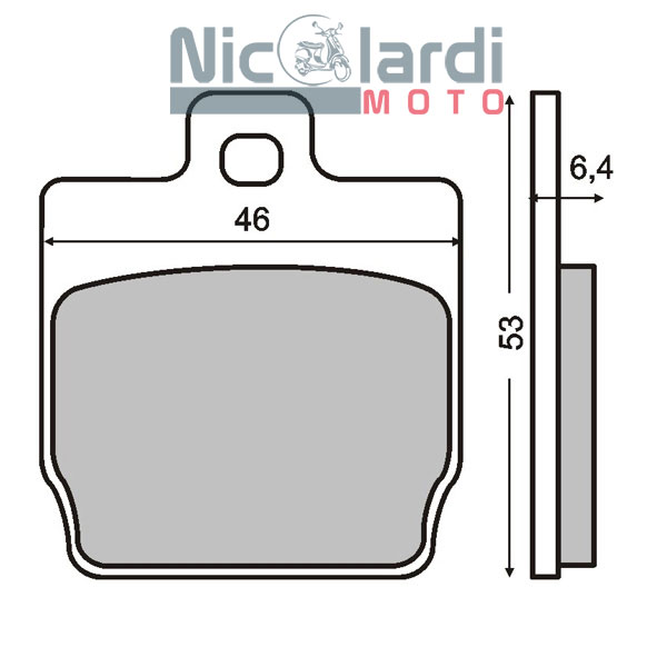 Coppia pastiglie freno Ferodo ECO