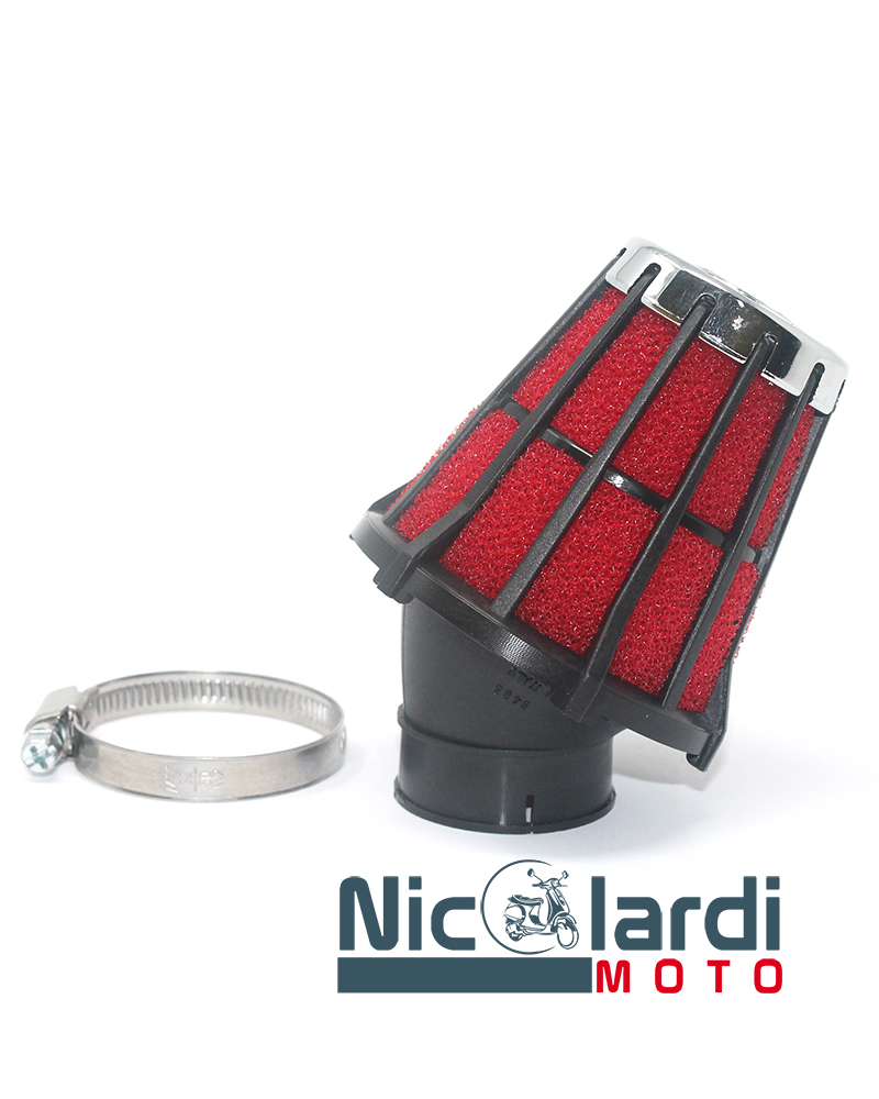 Filtro aria Malossi E5 Ø 38 carburatore PHVA - PHBN 12 - 17,5 Mikuni nero