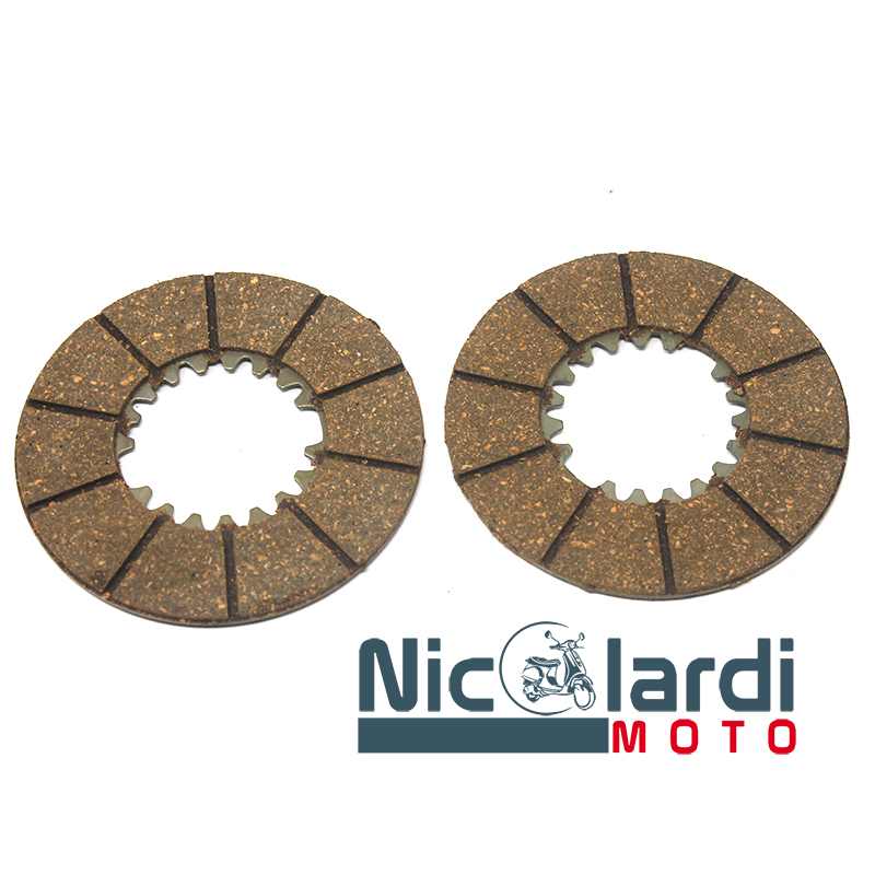 Serie dischi frizione NewFren Vespa 125cc 1948 > 1952