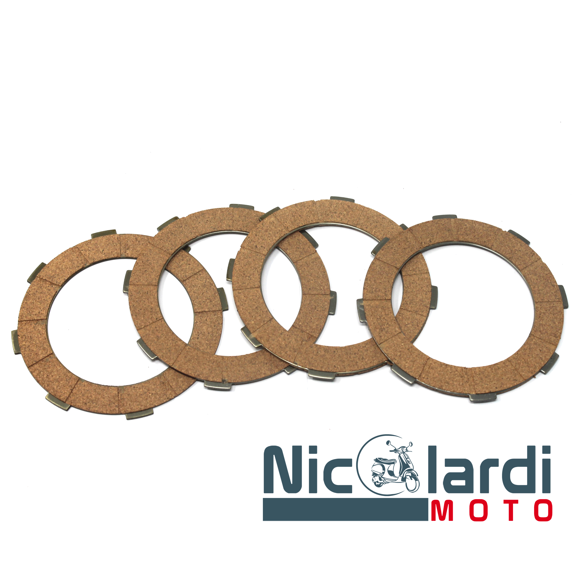 Serie dischi frizione NewFren Vespa PX - Cosa 2 1991 > 1997 125 - 150 - 200cc