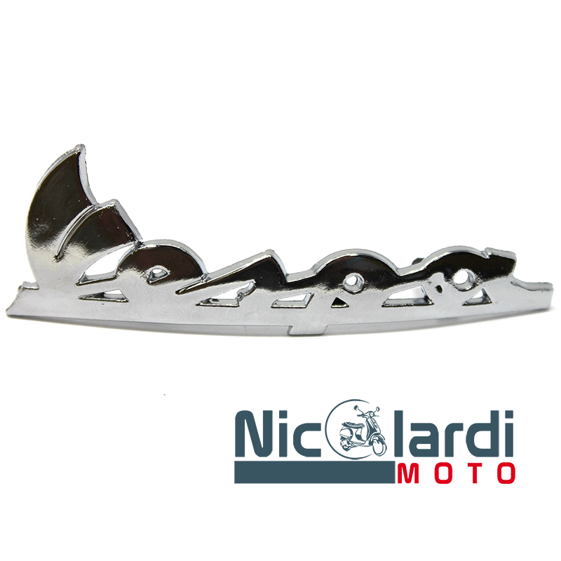 Targhetta scudo anteriore RMS scritta "Vespa"  - Vespa PX 125 - 150 - 200cc