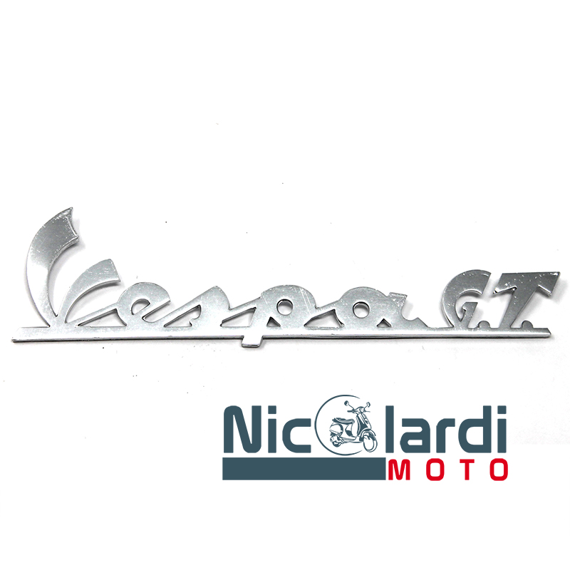 Targhetta scudo anteriore scritta "Vespa 125 GT"