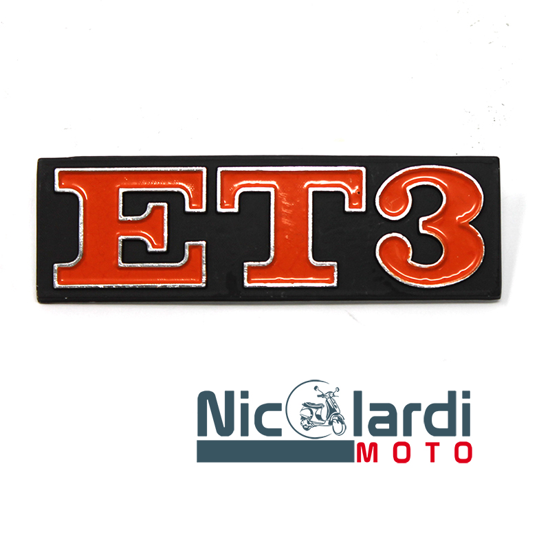Targhetta scritta "ET3" - Vespa ET3 125cc