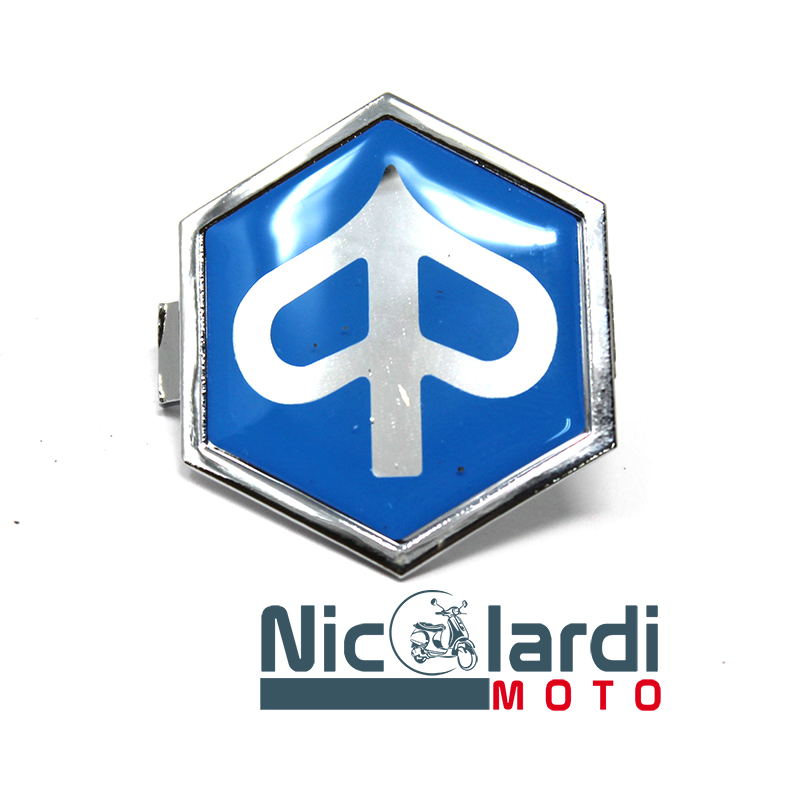 Scudetto stemma Piaggio resinato ad incastro per mascherina Vespa - Scooter