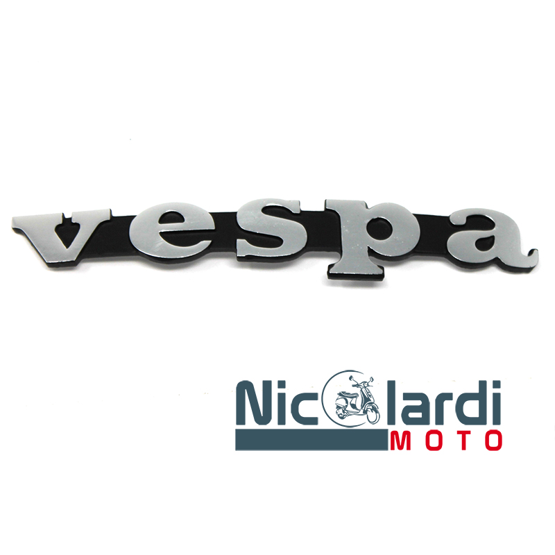 Targhetta scudo anteriore scritta "Vespa" - Vespa PK 50 1°serie