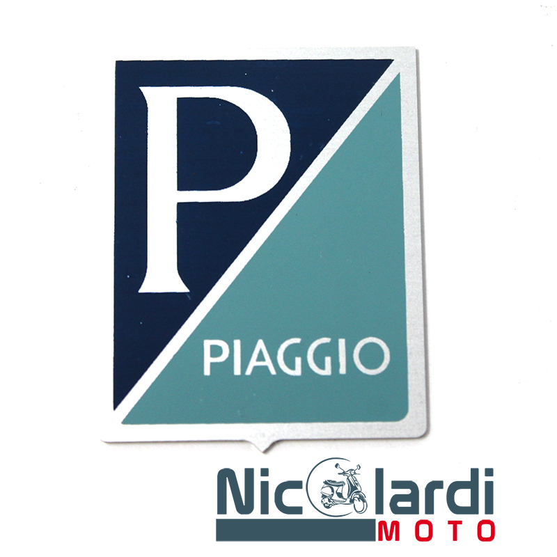 Scudetto adesivo grande "Piaggio" Vespa vecchio tipo 125cc