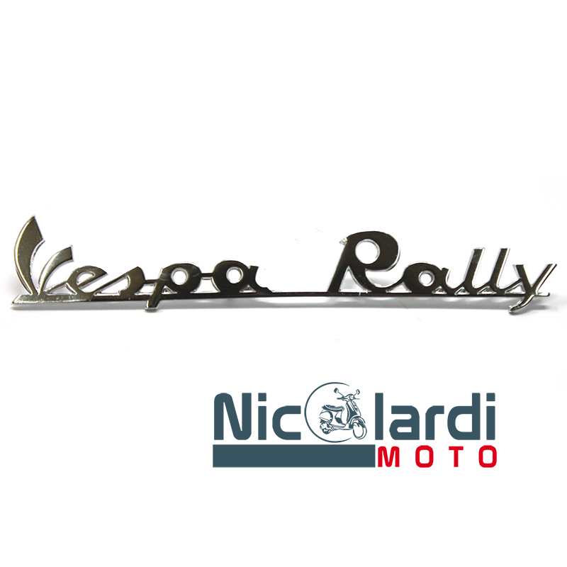 Targhetta posteriore scritta "Vespa Rally" - Vespa Rally 180 - 200cc