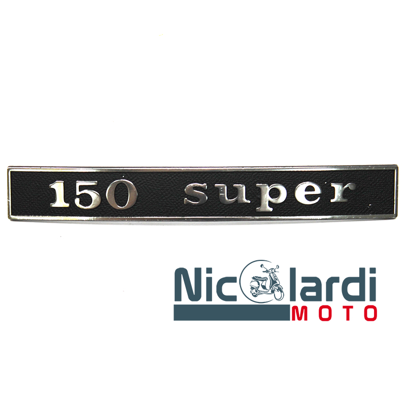 Targhetta posteriore scritta "150 super" - Vespa Super VBC1 150cc