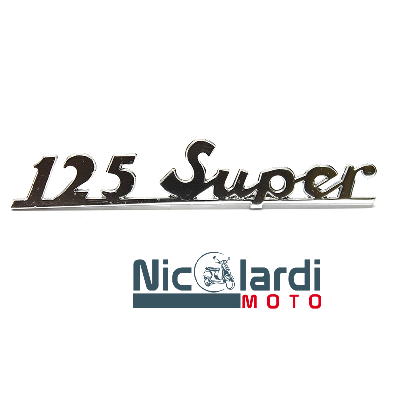 Targhetta posteriore scritta "125 Super" - Vespa Super VNC1T 125cc