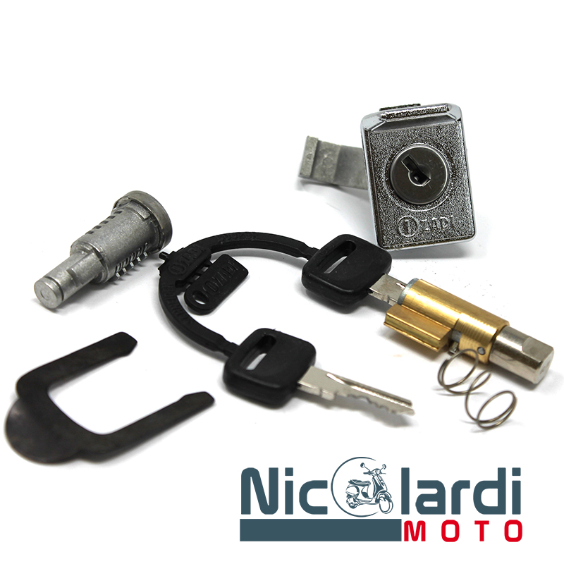 Kit serrature 3 pezzi Vespa PX 125 - 150 - 200cc.