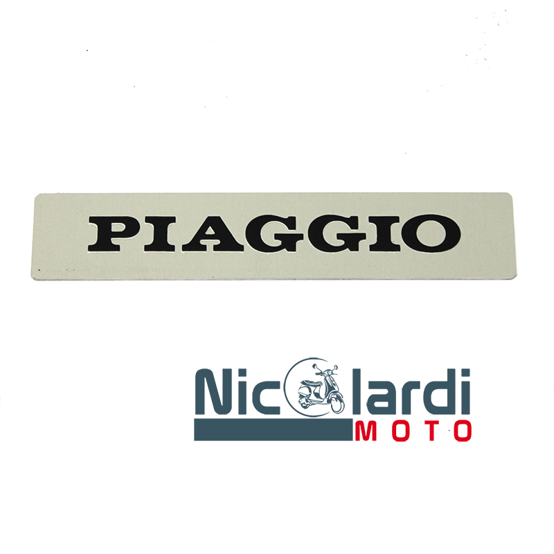 Targhetta adesiva scritta "Piaggio"  - Vespa PK 50 - 125cc