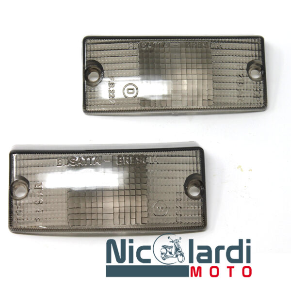 Kit Gemme/Frecce Anteriori Trasparenti Per Vespa PX 150 – Bianco Trasparente CIF 1726, Accessorio Originale