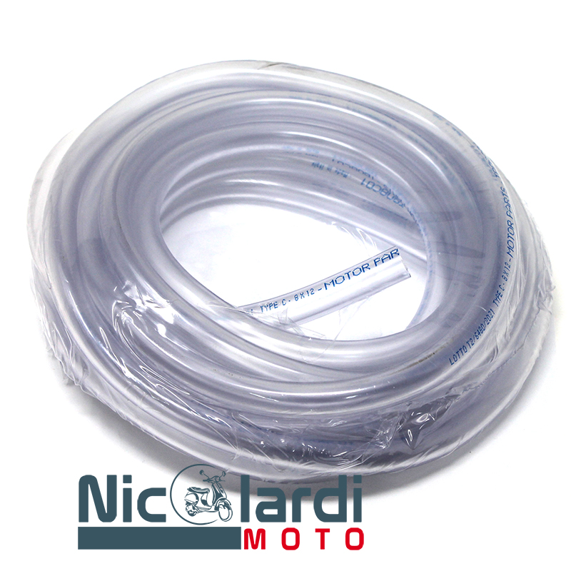 Tubo Tygon Per Benzina, 1 Metro, Diametro Interno 4.8 Mm, Esterno 8 Mm, Universale