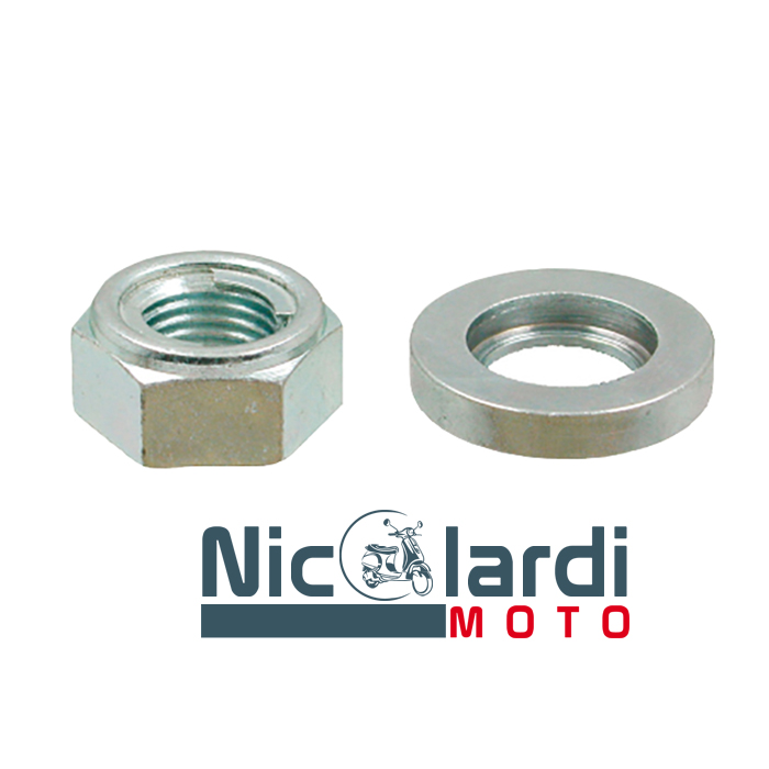 Kit Dado + Rondella Ruota Posteriore RMS Minarelli 50cc
